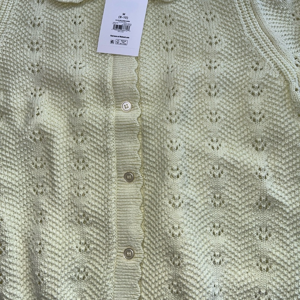 Free Assembly Women's Yellow Cardigan Sweater - Picture 6 of 10